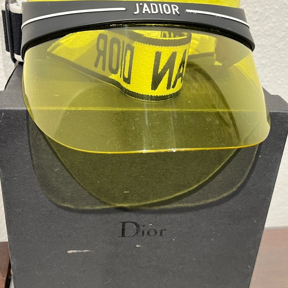 CHRISTIAN DIOR JADIOR DIORCLUB1 DIORIVIERA IBIZA SUN VISOR EYEWEAR SUN HAT - Picture 3 of 14